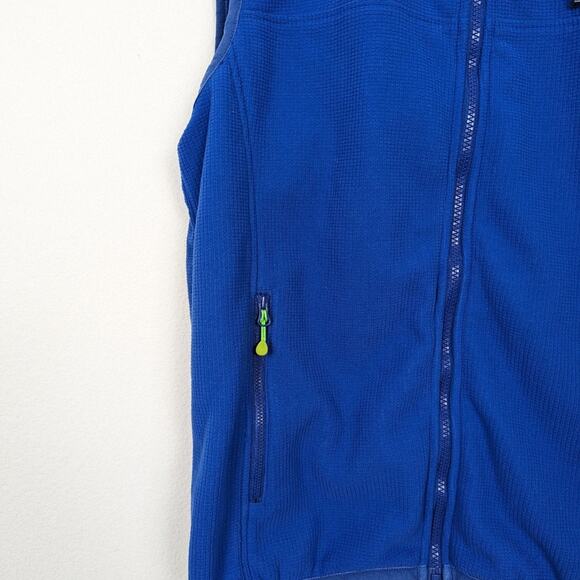 Vineyard Vines Windcrest Blue Grid Fleece Zip Up Vest Size M - Picture 4 of 8